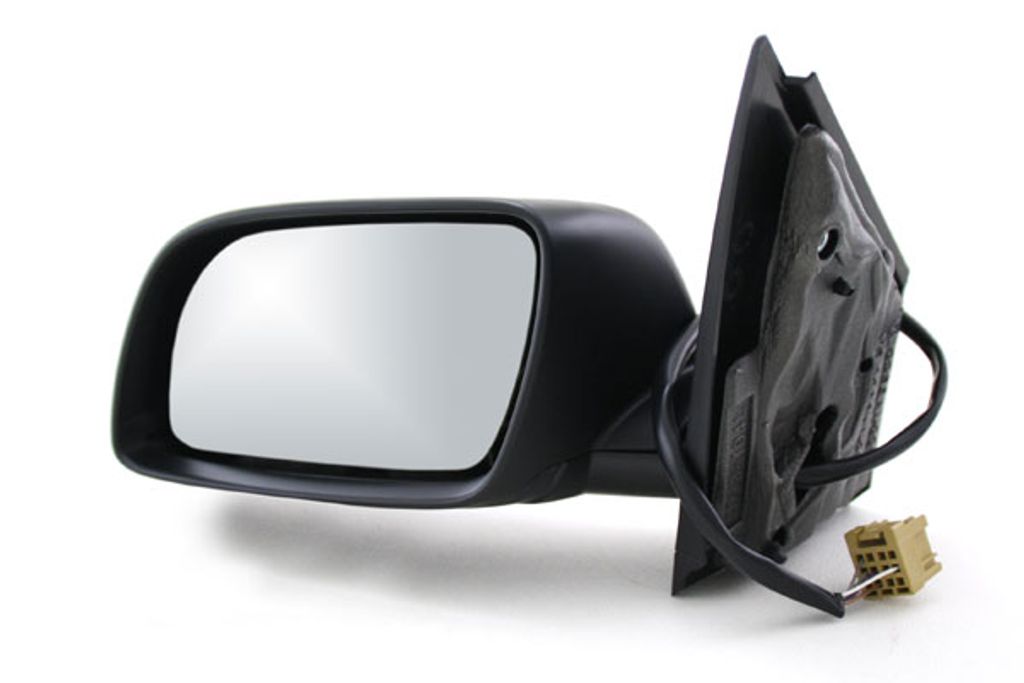 Außenspiegel passend für VW Polo 02 9N 10/01- 04/05 Links Fahrer schwarz 6Q1857507G01C 6Q0857537 6Q1857507G Johns