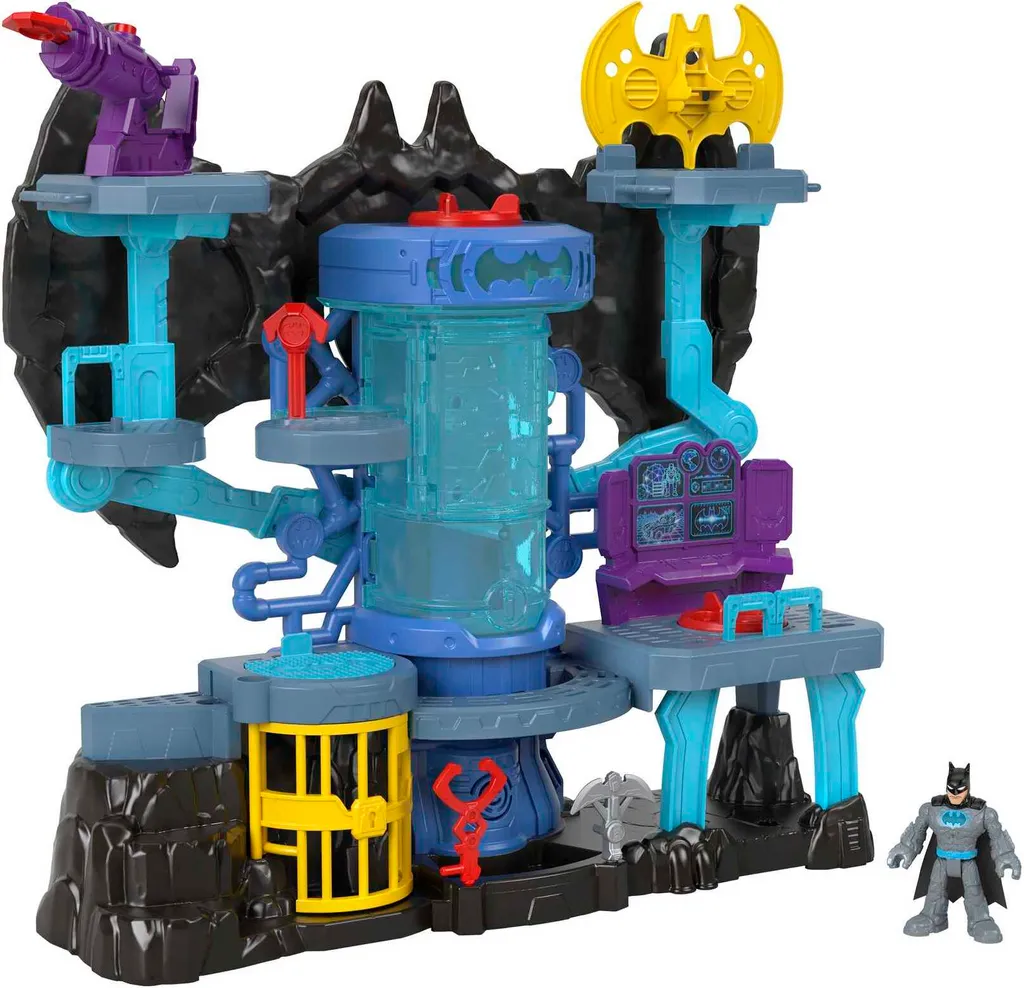 Imaginext DC Super Friends Bat-Tech Batcave avec Figurine Batman Articulée