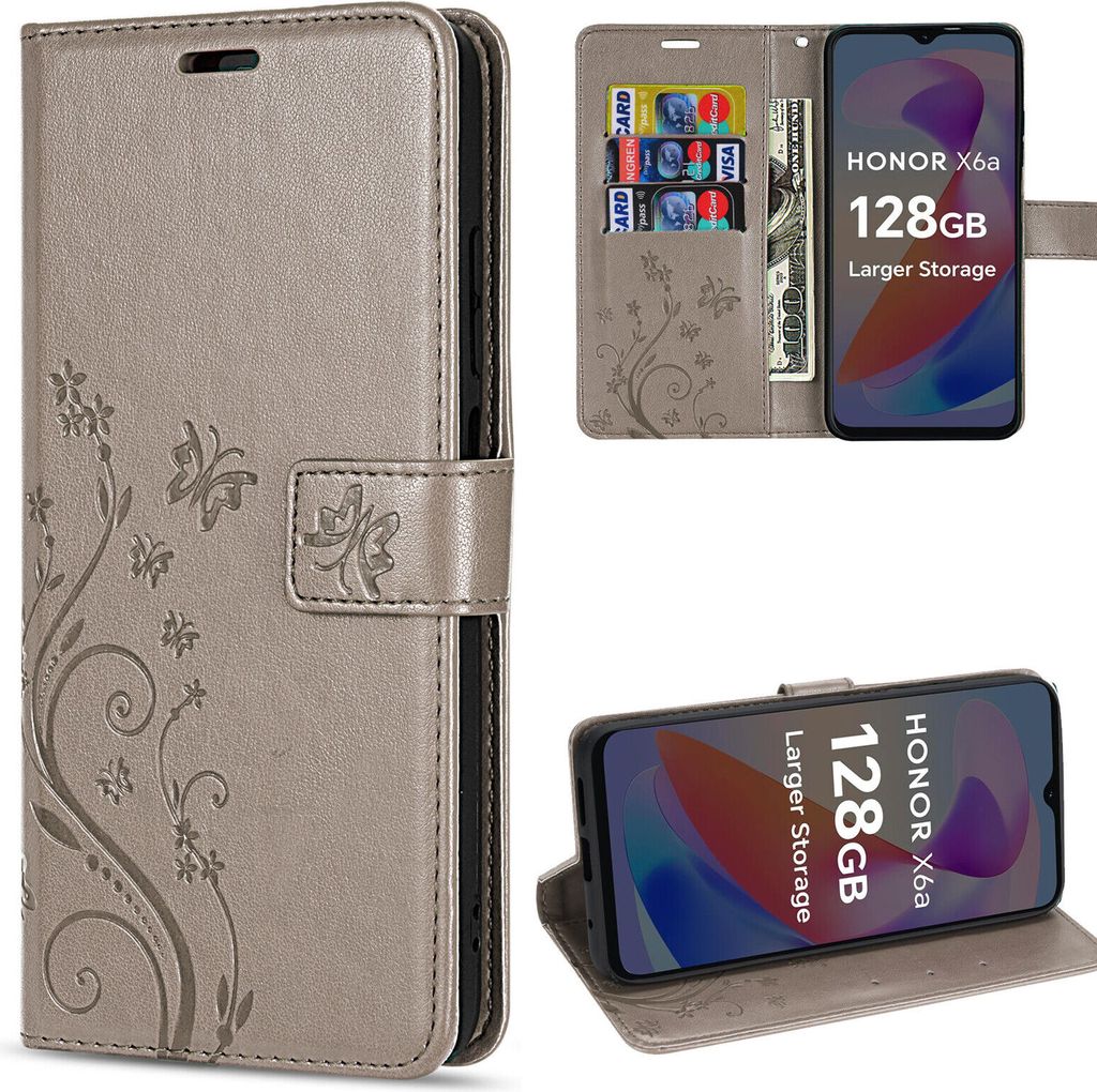 Hülle Honor X6B, Handy Tasche Handyhülle Flip Cover Wallet Produktbild 