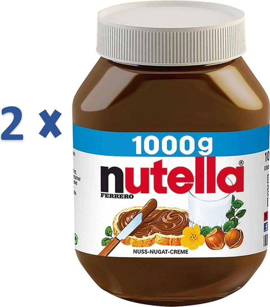 Nutella 2er Pack (2 x 1000g)