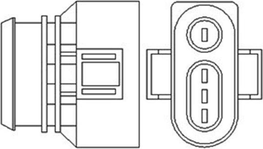 MAGNETI MARELLI 466016355058 Lambdasonde OE 021906265R kompatibel mit Vento, Transporter IV, Sharan, Polo 6V, Passat 35I, Golf IV, Golf III, Toledo...