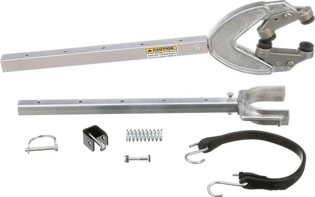 Specchio Sci Nautico Attwood Argento 69-91cm - Supporto Regolabile