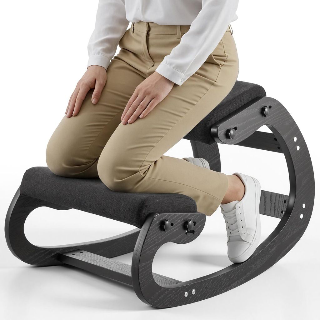 VEVOR Ergonomischer Hocker mit Dicken, Integrierten Produktbild 