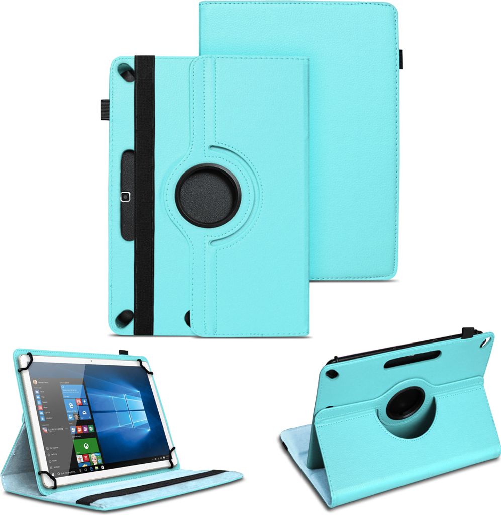 Tablet Tasche für Acepad A130 Hülle Schutzhülle Case Schutz Cover 360° DrehbarFarben:Türkis