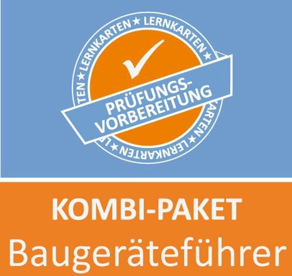 Kombi-Paket Baugeräteführer Lernkarten