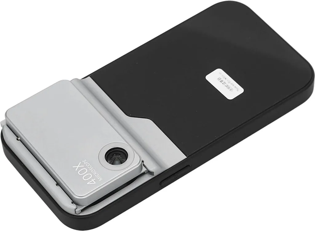 Microscope pour iPhone 14 Pro, Objectif Haute Résolution 400x avec LED