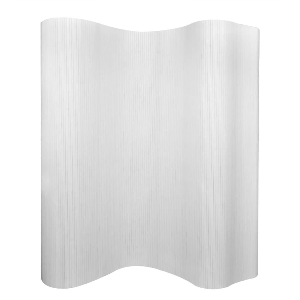 Duolm Raumteiler Bambus Weiß 250×165 cm