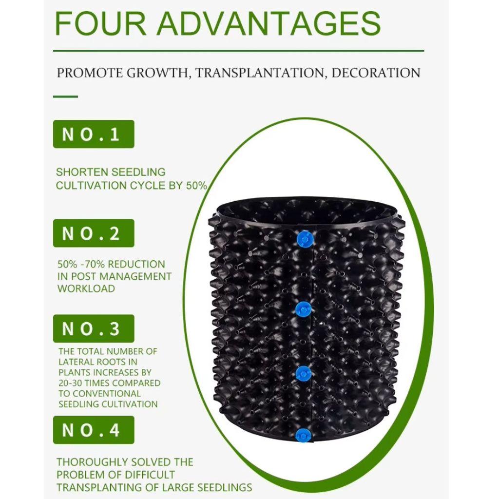AIR Topf Pot Atmungsaktiver Blumentopf 15L, profilierte Produktbild 6