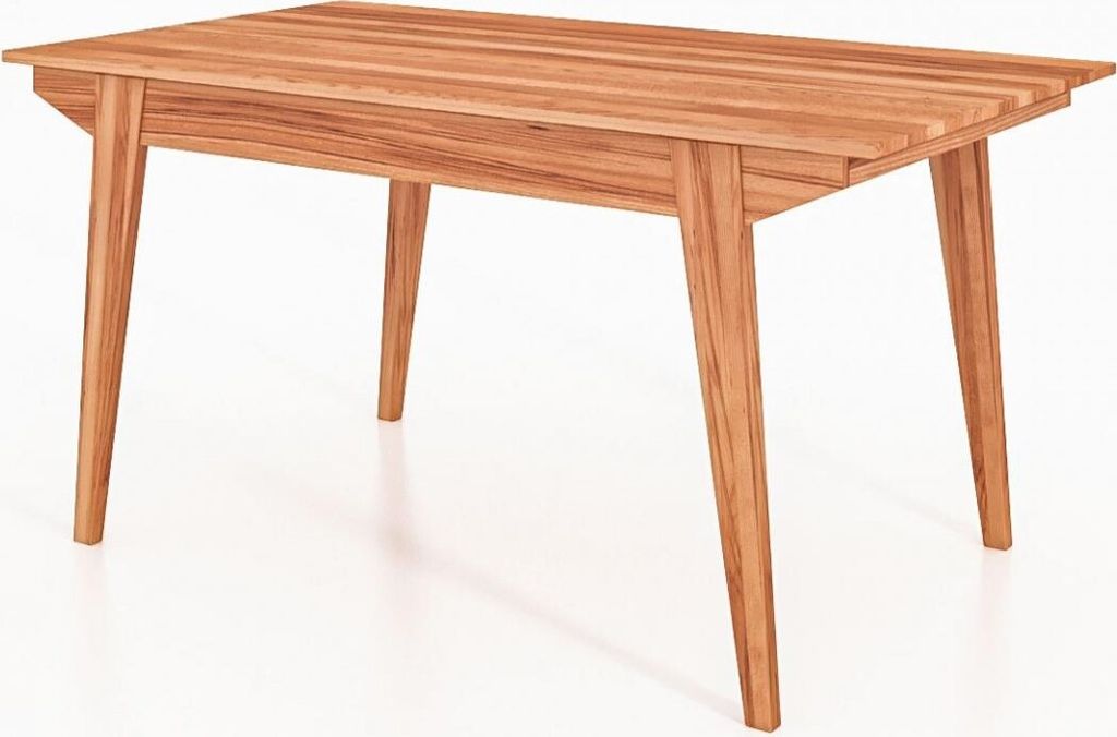 Esstisch Jetro aus Kernbuche massiv 90x180x77 mit 1 Verlängerung auf 225 cm