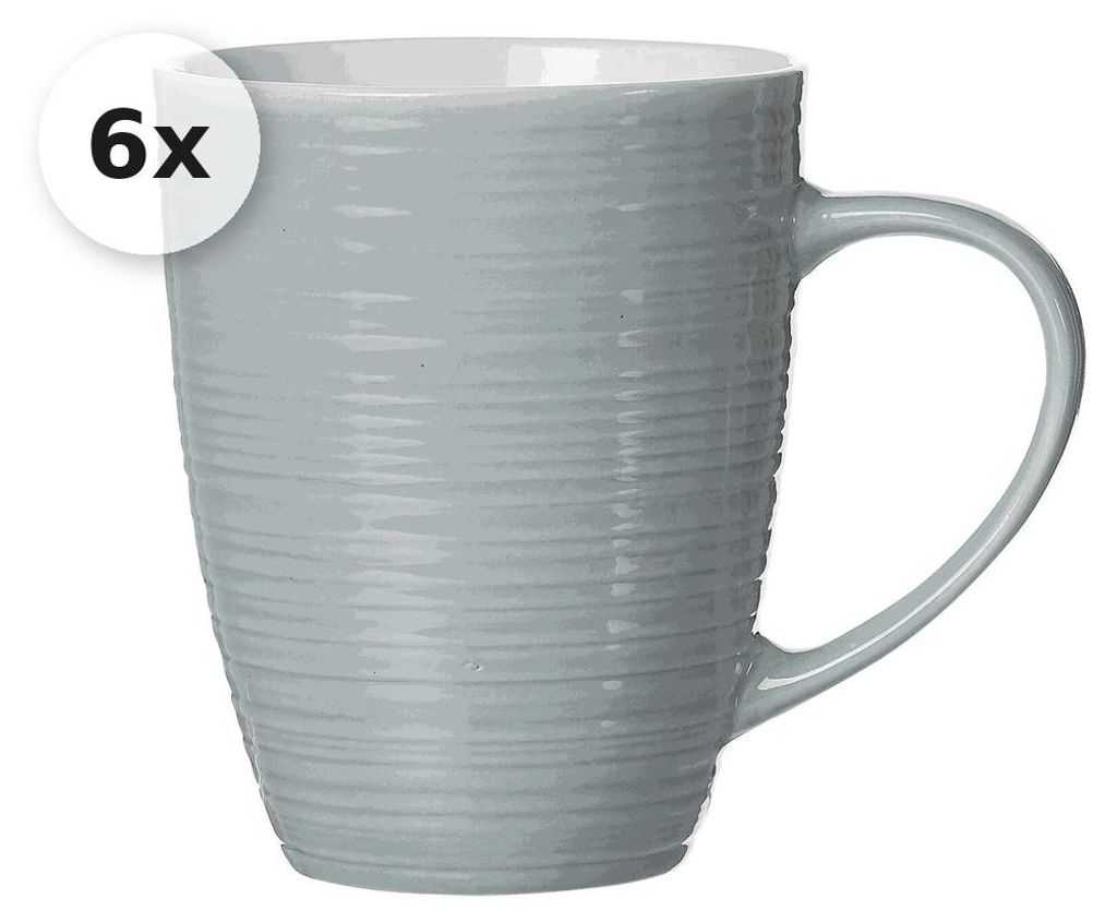 Becher 310ml 6er Set Suomi grau-blau Produktbild 