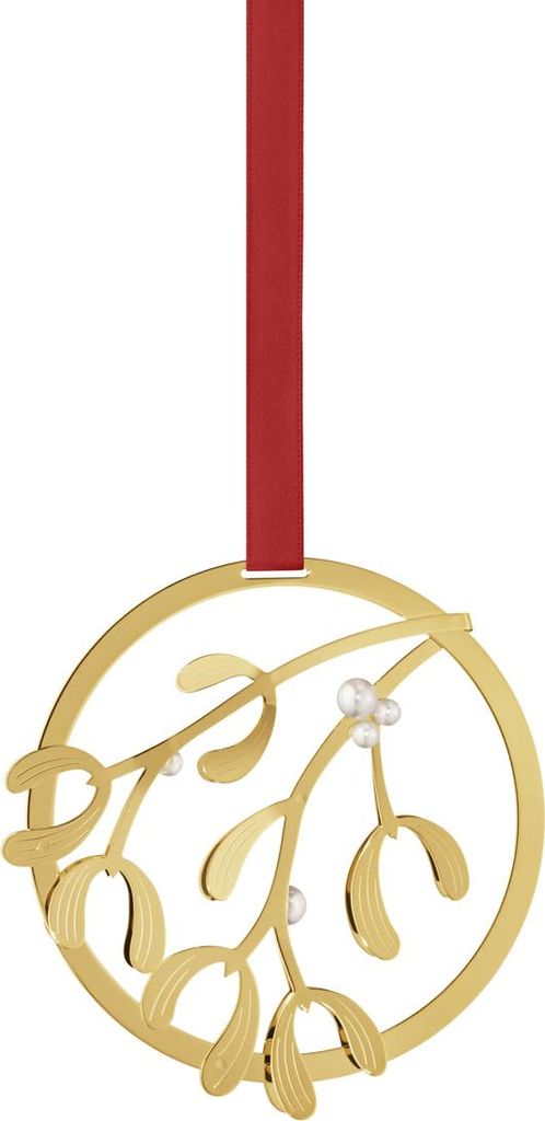 Georg Jensen CHRISTMAS MOBILE MISTLETOE 18 KT GOLD PLATED 10020767