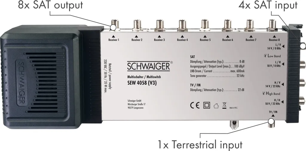 Solution Distribution Satellite pour Maison avec 8 Prises TV Indépendantes - 6