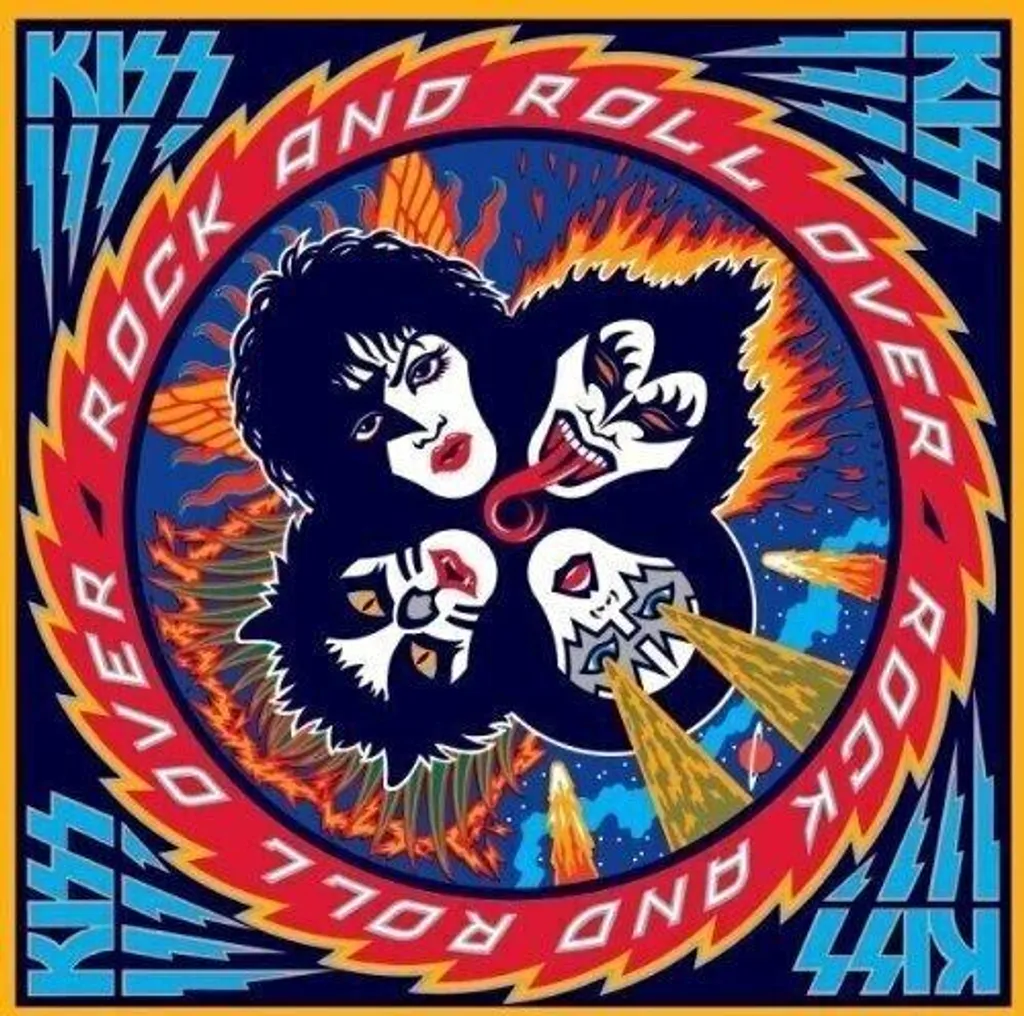 Vinyle Kiss Rock And Roll Over LP - Album culte hard rock pressage 33 tours