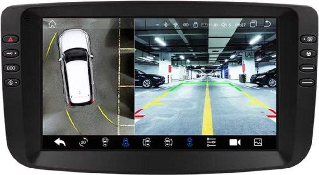 Autoradio mit Bluetooth und Kamera – CarPlay – Für Fiat Linea Punto Evo (2012–2015) – Kompatibel mit Apple und Android – Stereoanlage ...