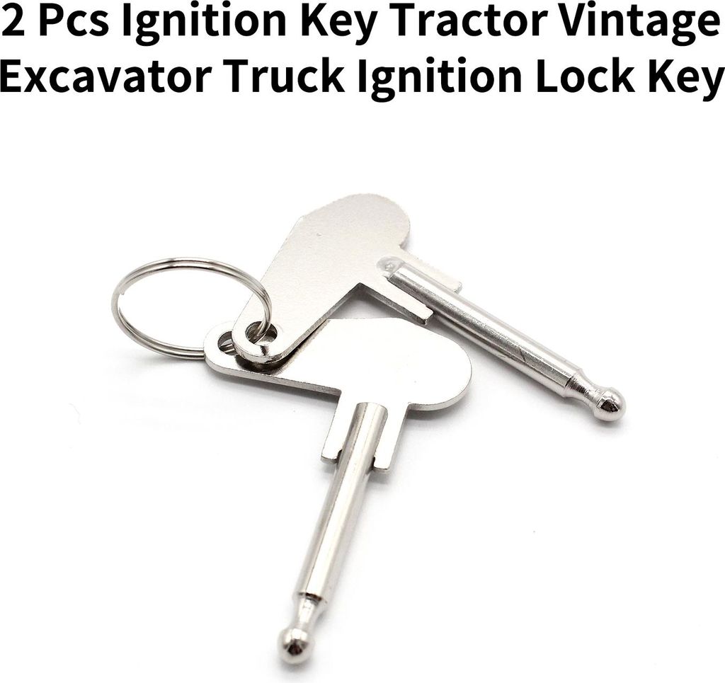 2 Stück Zündschlüssel Traktor Vintage Bagger LKW Schloss Produktbild 