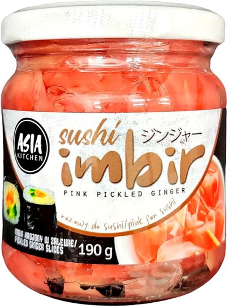 Marynowany różowy imbir 190g - Asia Kitchen Zdjęcie produktu 