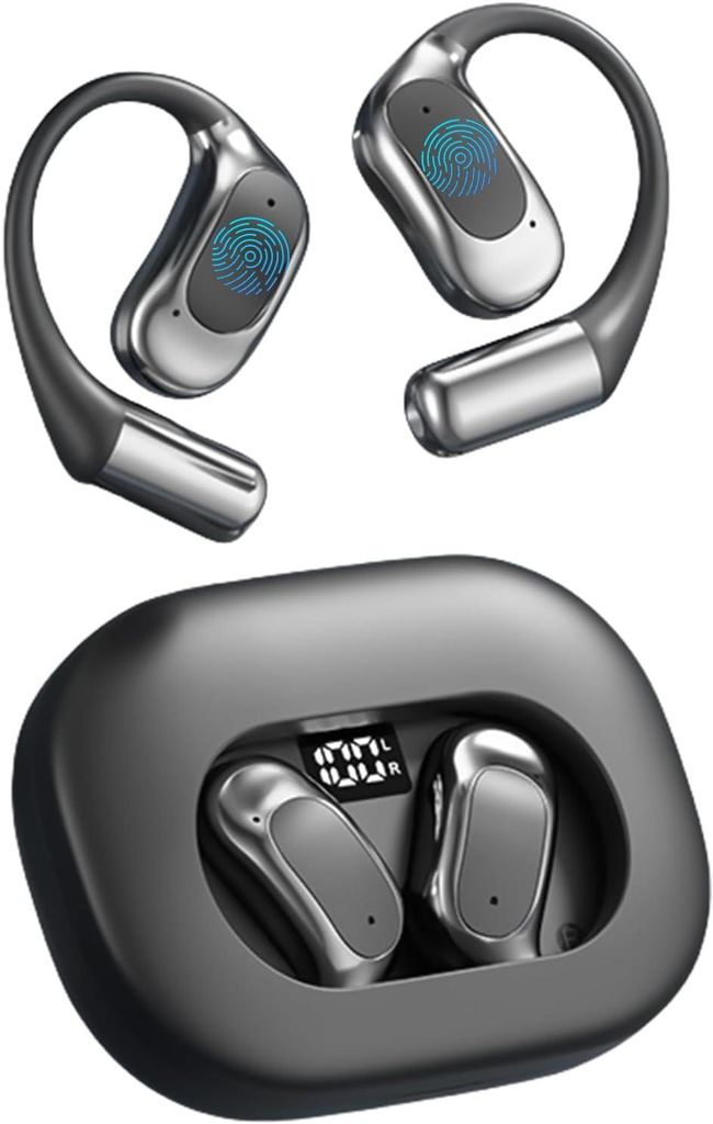 KI Übersetzer Kopfhörer, Echtzeit Übersetzung, Bluetooth 5.4, HiFi Sound, LED Batteriestandsanzeige,144 Sprachen, für Meetings, Reisen & Sport