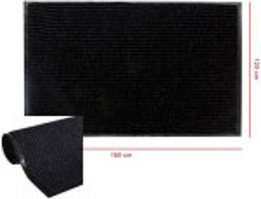 LEX Schmutzfangmatte ca. 180 x 120 cm Schwarz oder Grau, Produktbild 6