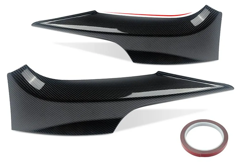 Splitter avant en carbone facile à installer pour une finition sport