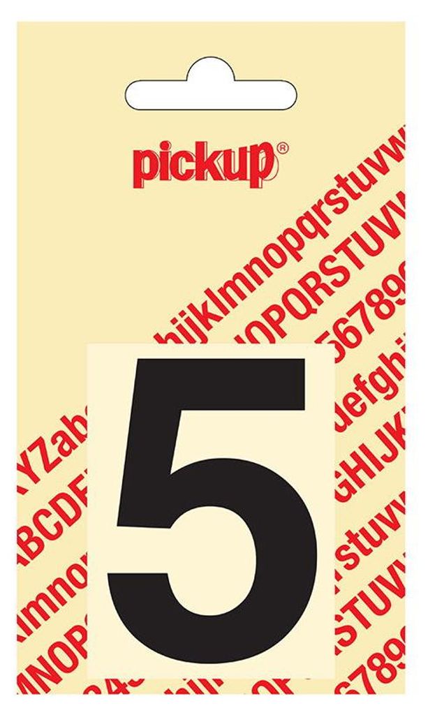 Deko-Ziffer 5 helvetica schwarz 60 mm Pickup