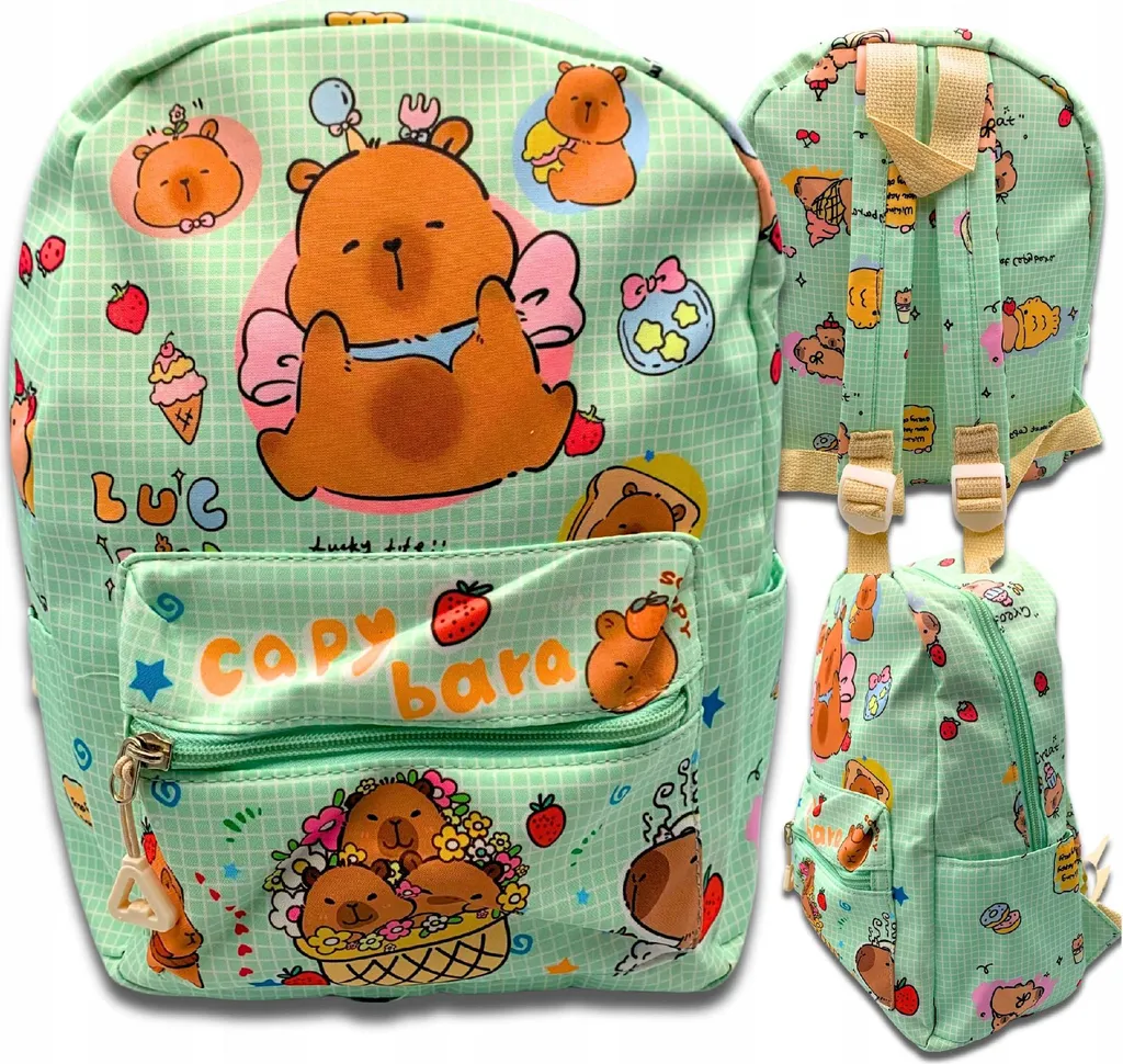 Zaino Scolastico Kapybara: Materiali Premium e Comfort Ergonomico