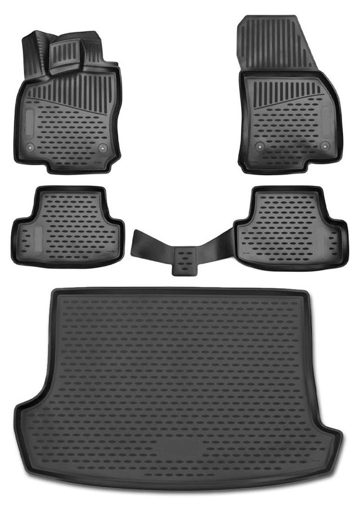 OMAC Fußmatte Gummi TPE für VW T-Roc (A11) Produktbild 