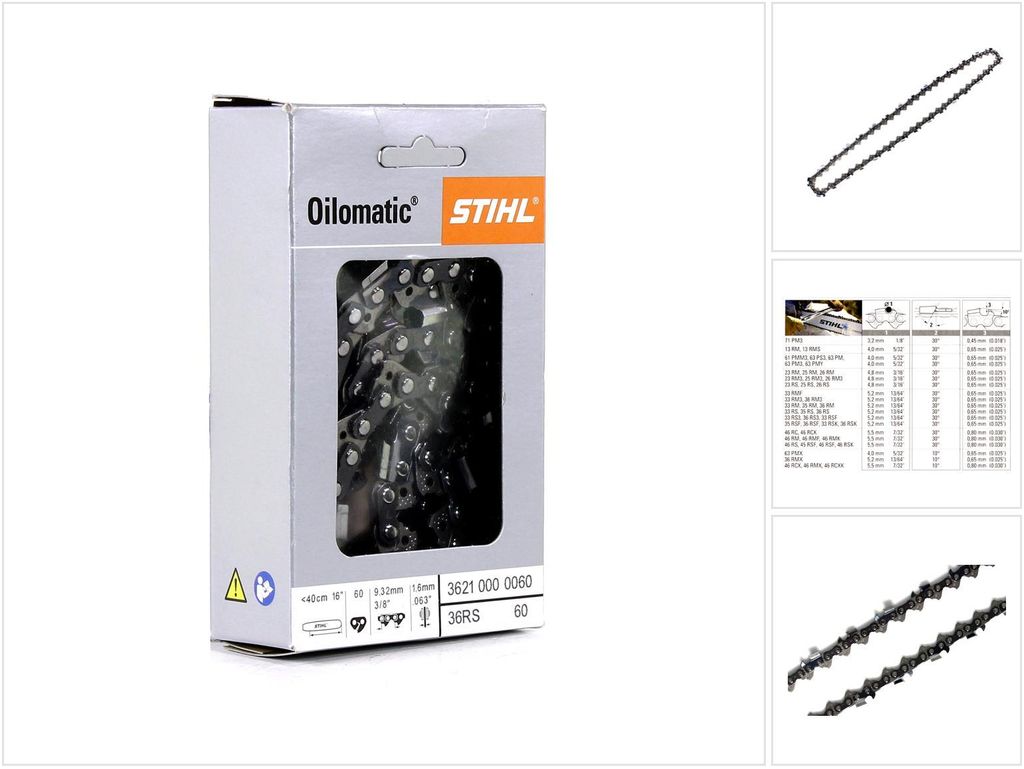 Piła łańcuchowa STIHL Rapid Super RS 3/8" x 1,6 mm 60 ogniw Zdjęcie produktu 