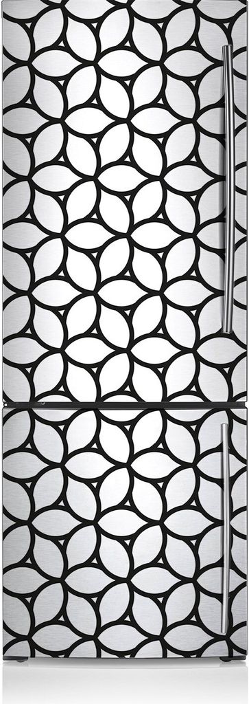 Kühlschrank Aufkleber Kühlschrankmagnete Dekoration Kühlschrankfolie 60x190 cm - Geometrische Figur
