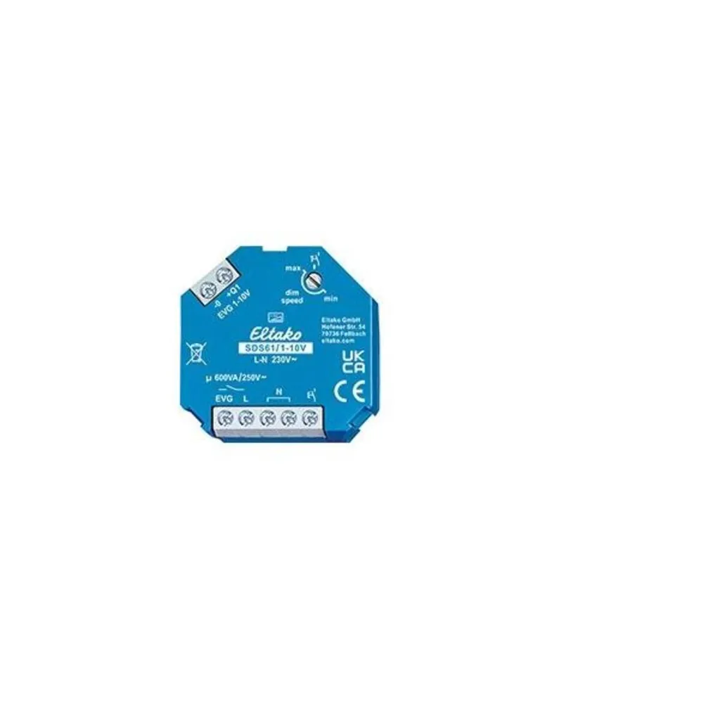 Télévariateur universel 600W 1-10V Eltako - Variation fluide encastrée