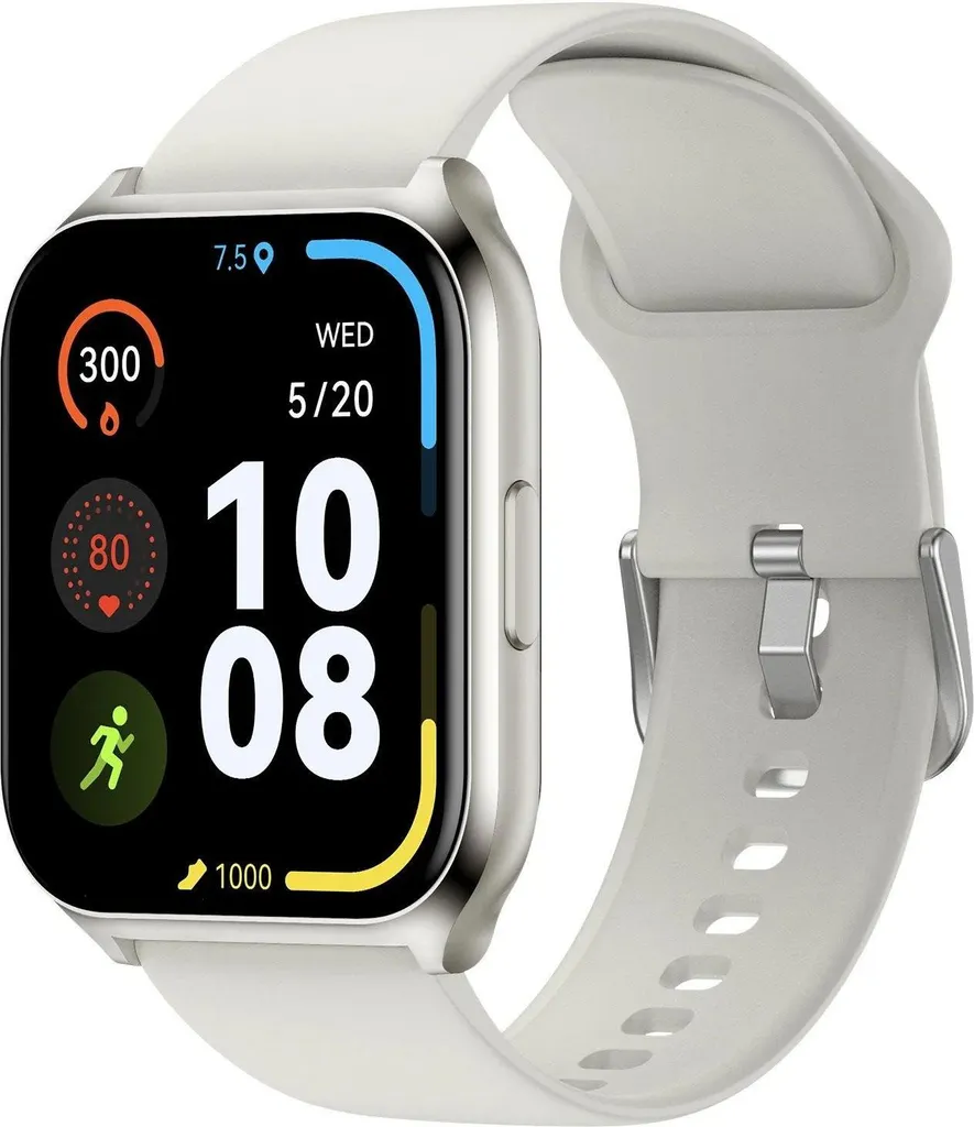 Montre Connectée Haylou Smart Watch 2 Pro LS02 Argent avec Écran HD 1.85"