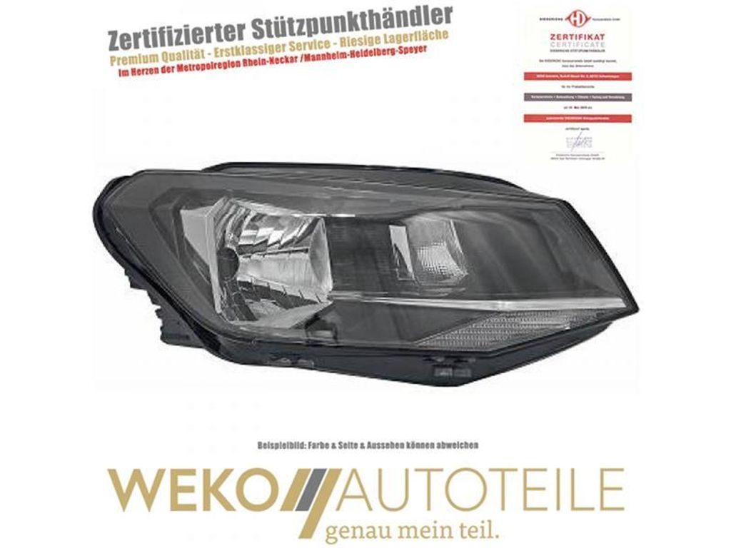 Scheinwerfer rechts DIEDERICHS 2297780 für VW