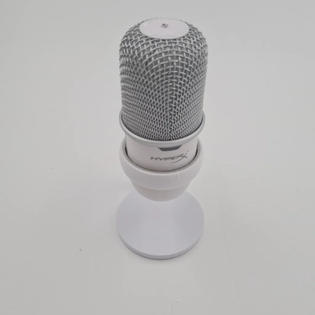 Microphone USB sans Bruit de Fond HyperX SoloCast Blanc PC Mac - 10