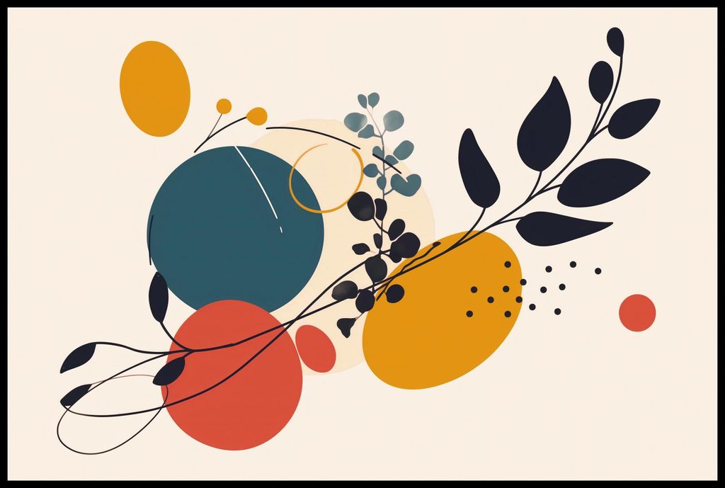 Plakat 91,5x61cm Naturcollage