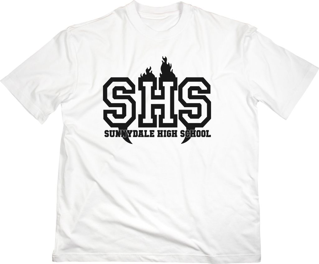 Styletex23 T-Shirt Sunnydale High School Buffy The Vampire Slayer, weiss, XXL