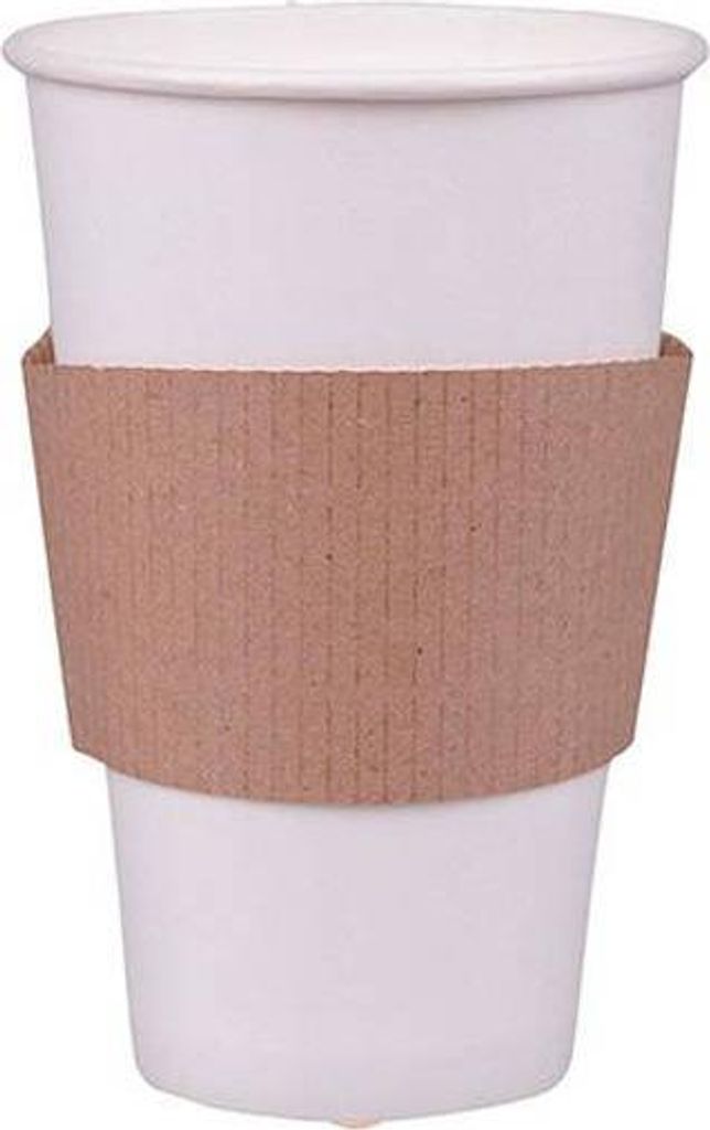 Becherhüllen 350-500 ml Kraftpapier 50 Stück.