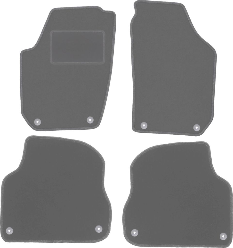 Graphit-Automatten für: Skoda Fabia II Schrägheck, Kombi (2007-2014)