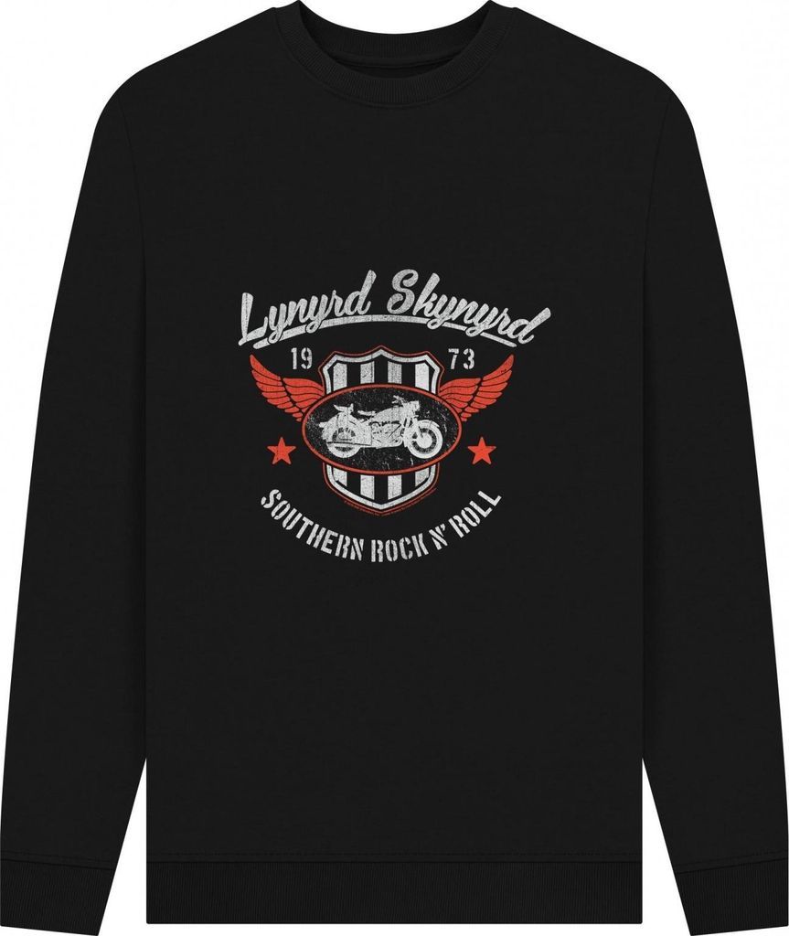 Lynyrd Skynyrd - "Southern Rock & Roll" Sweatshirt für Herren/Damen Uni PN1581 (M) (Schwarz)