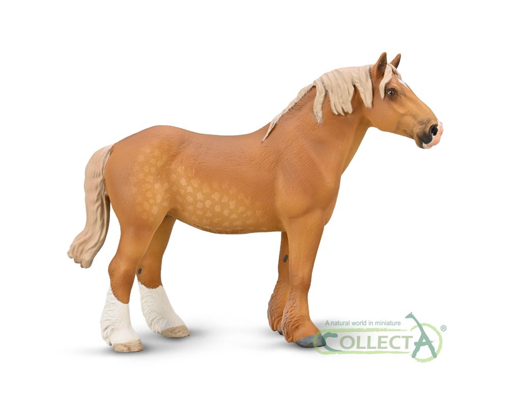 Collecta Belgisches Kaltblut Stute XL - Pferde Spielfigur PVC