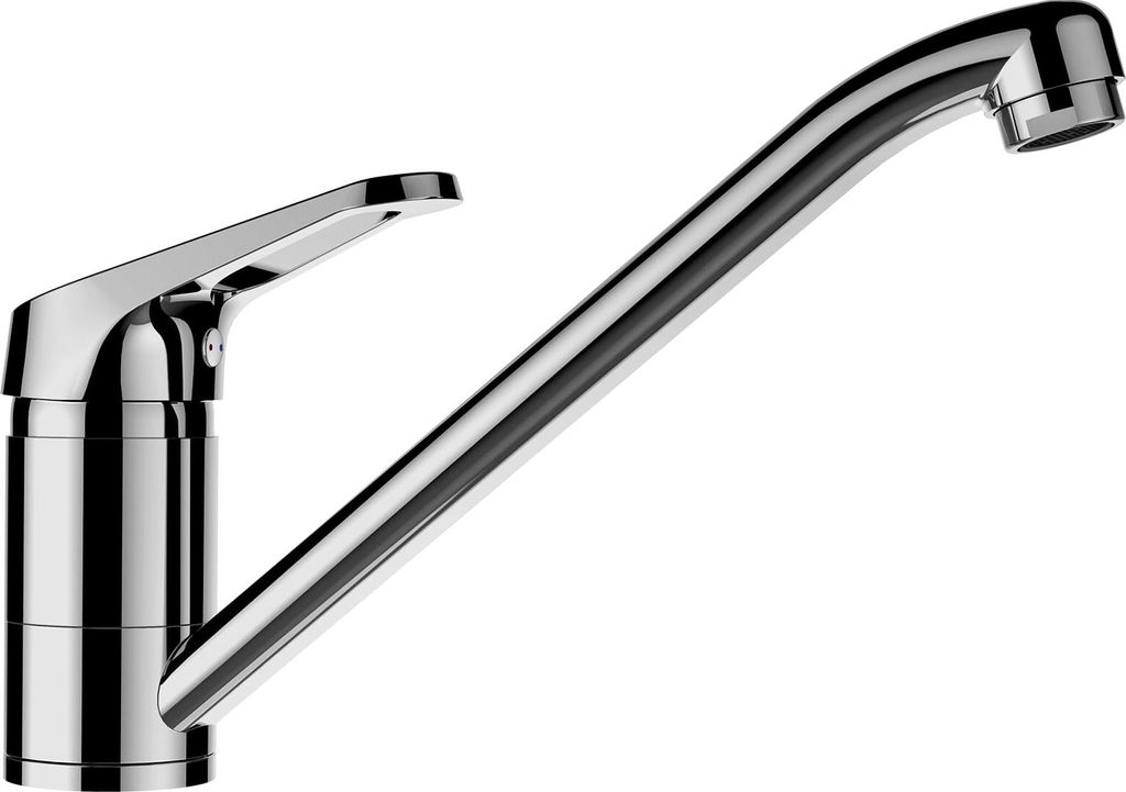 Schock Armatur Cosmo 525001CHR, Chrom, Hochdruck, Festauslauf