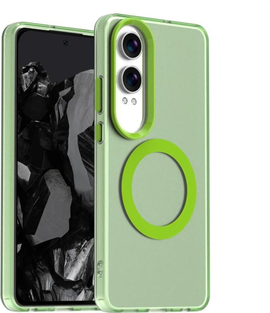 Mobigear Shockproof OnePlus Nord CE 4 Lite MagSafe Hülle Hardcase Backcover - Grün