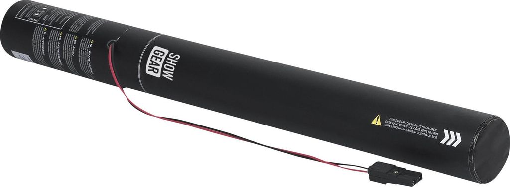 Showgear Electric Confetti Cannon 50 cm, pink, feuerhemmend und biologisch abbaubar