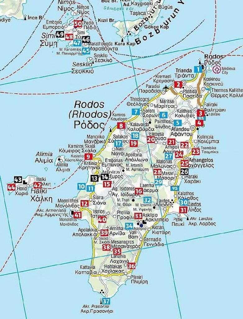 Rhodos mit Symi und Chalki Obrázok produktu 