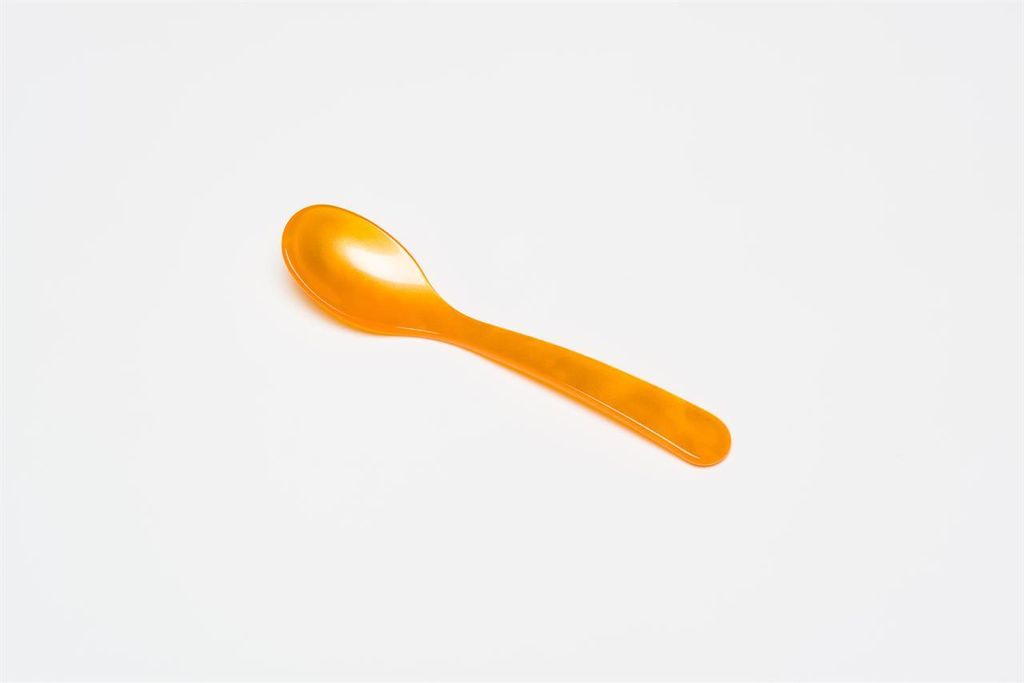 G.F. Heim Söhne Eierlöffel aus Acrylglas orange 12,5cm Produktbild 