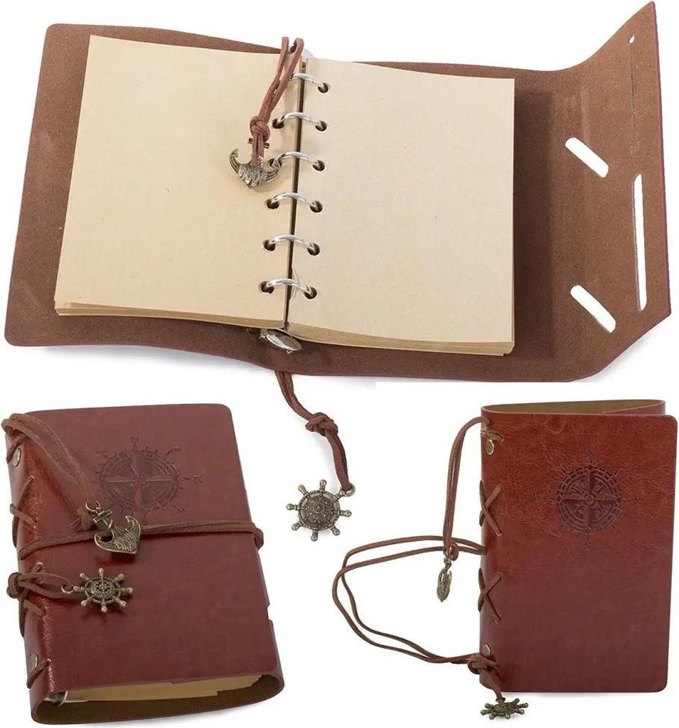 Notes Podróżnika - Retro Pamiętnik w Twardej Oprawie z Zdjęcie produktu 