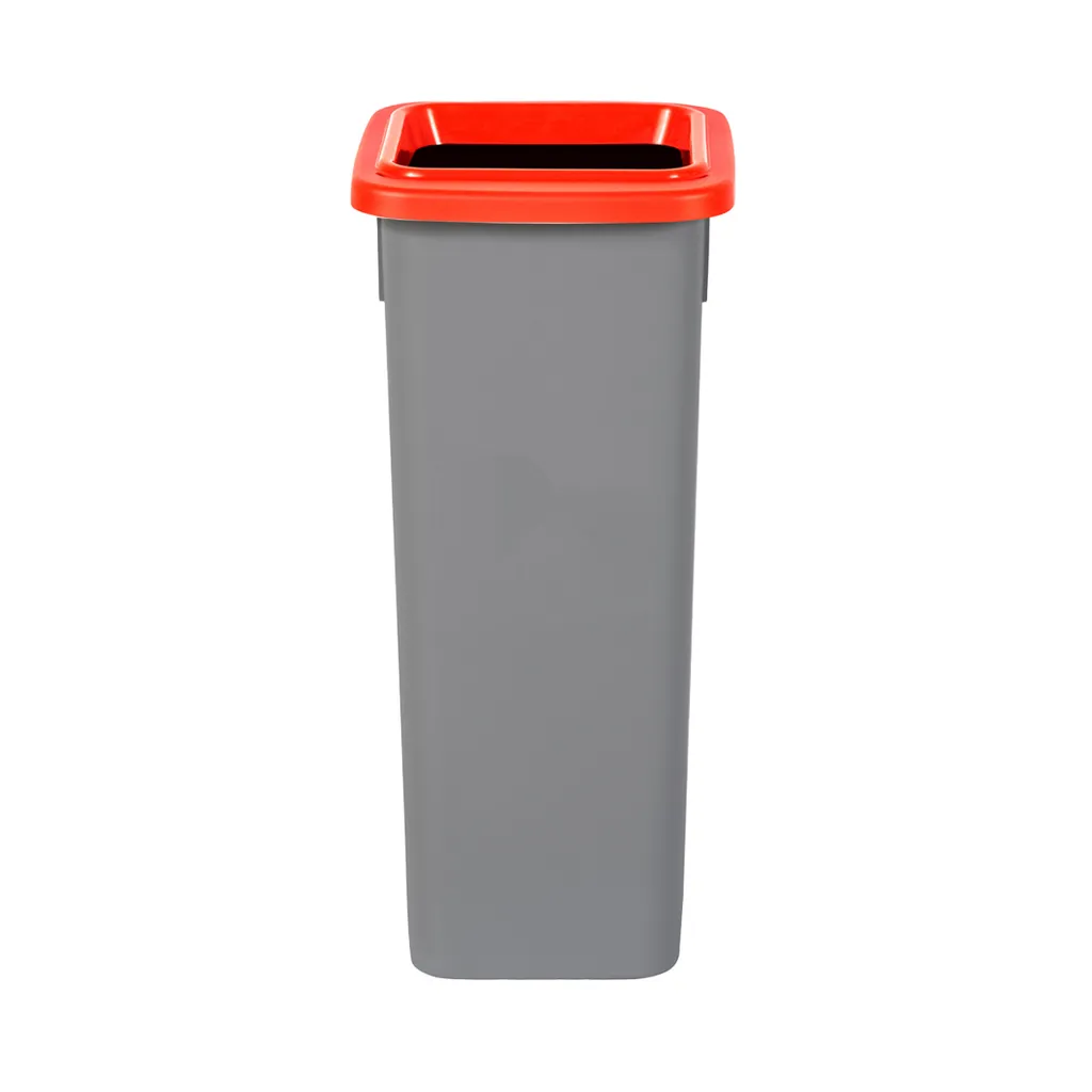 Poubelle de Tri Compacte 20L Rouge Fit Bin : Stop au Désordre !