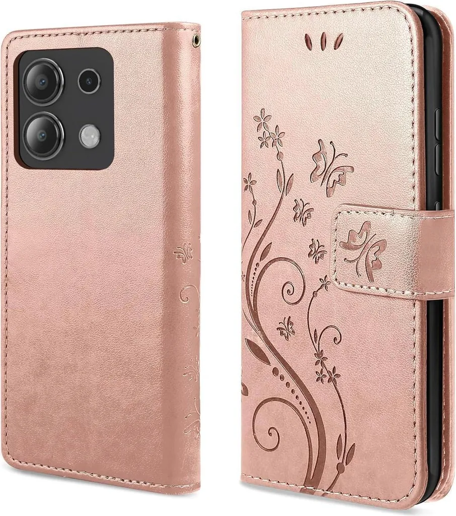 betterfon Custodia a portafoglio per Xiaomi Redmi Note 13 5G, in