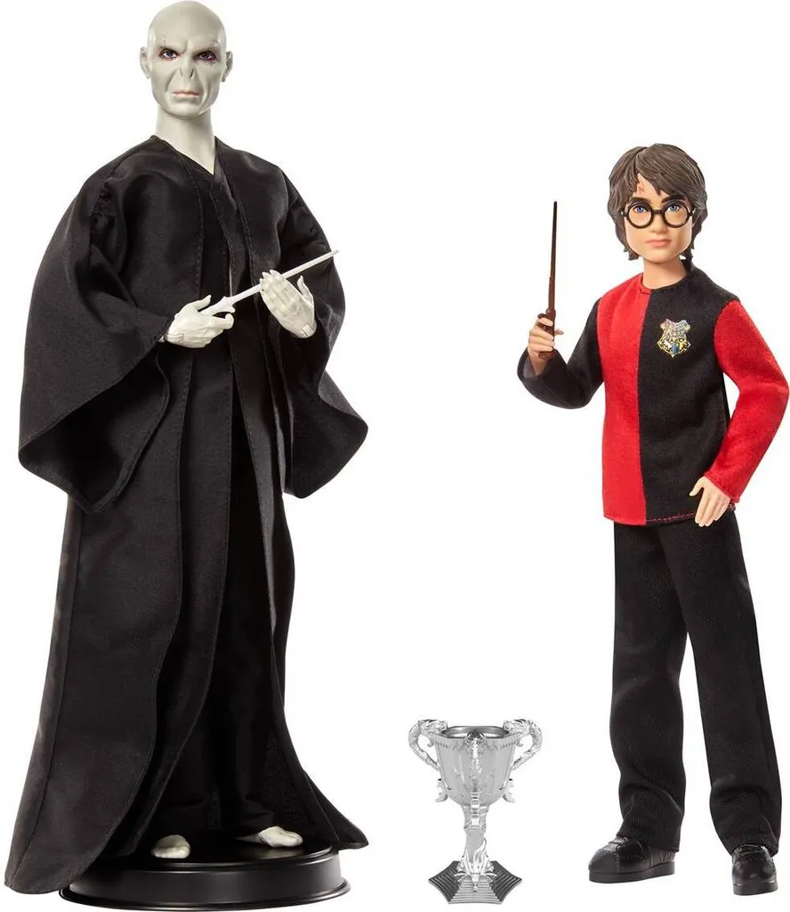 Duo Harry Potter et Voldemort GNR38 : Figurines Articulées Haute Fidélité