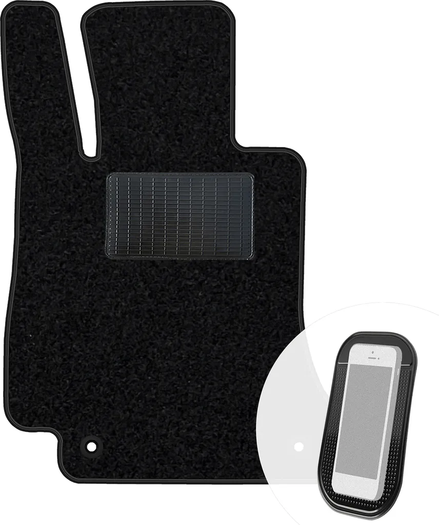 moto-MOLTICO tappetino conducente auto velours lato conducente tappetini auto nero tappetino conducente 1 pezzo adatto per Mercedes-Benz Classe E W213 CLS C257 dal 2016