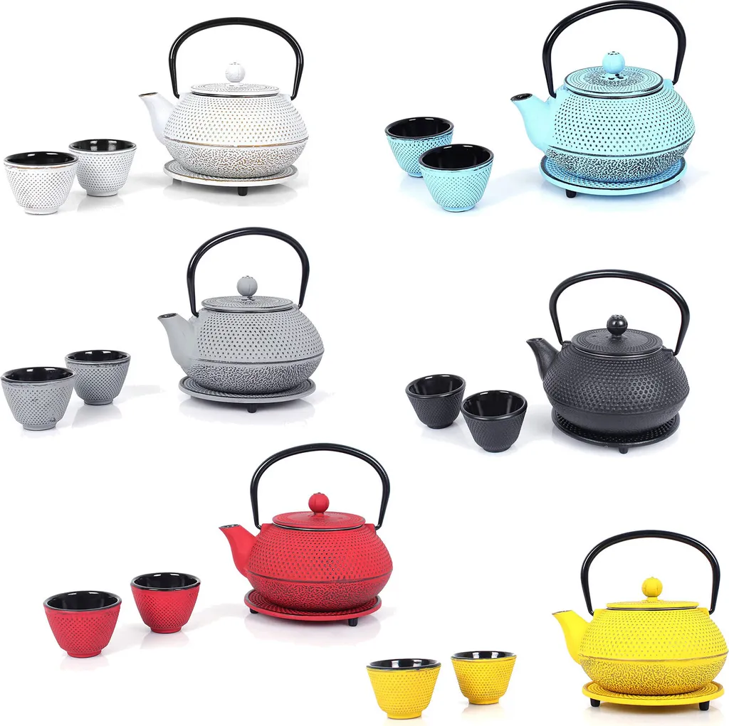 Echtwerk Set Tè Ghisa 0.8L Rosso Vintage - Design e Qualità - 5