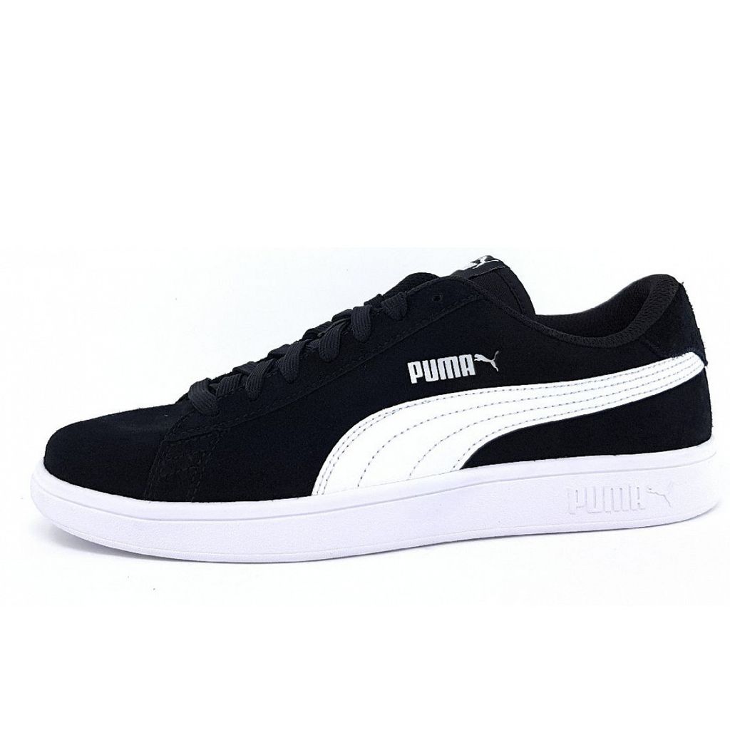 Puma smash Sportschuhe Herren Laufschuhe Schnürer Schwarz Produktbild 